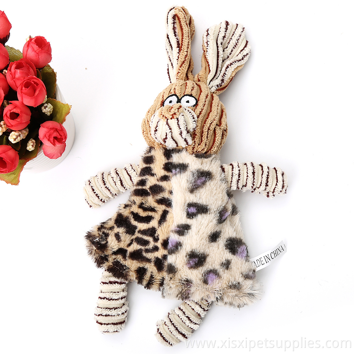 Wholesale Custom Dog Toys Interactive Chew No Stuffing Soft Plush Squeaky Pet Dog Toy